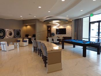 Resident tech and billiards lounge